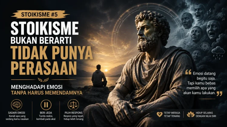 Stoikisme #5: Stoikisme Bukan Berarti Tidak Punya Perasaan