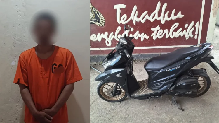 Empat Jam Usai Dilaporkan, Polisi Ringkus Terduga Curanmor di Mataram