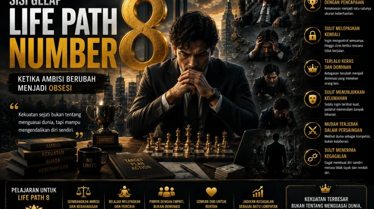 Sisi Gelap Life Path Number 8: ketika Ambisi Berubah Menjadi Obsesi