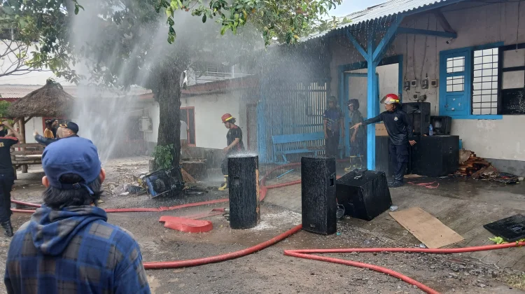 Gudang Alat Musik di Cakranegara Terbakar, Kerugian Masih Didata