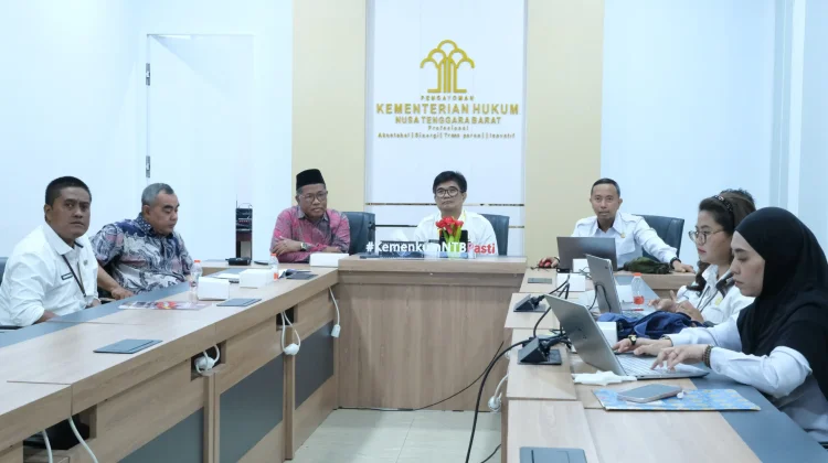 Harmonisasi Raperbup, Kemenkum NTB Bahas Penguatan Regulasi Pilkades KSB