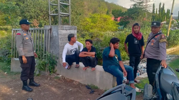 Cegah Tawuran dan Kriminalitas, Polsek Woha Sasar Titik Rawan