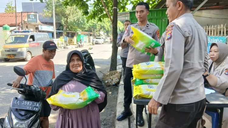 Dukung Ketahanan Pangan, Polres Bima Kota Jual Beras SPHP