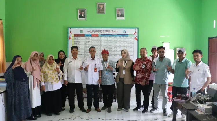 Balai Bahasa NTB Pantau Pemanfaatan Buku GLN di Lombok Utara