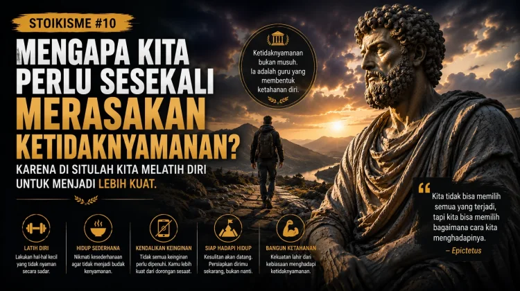 Stoikisme #10: Mengapa Kita Perlu Sesekali Merasakan Ketidaknyamanan?