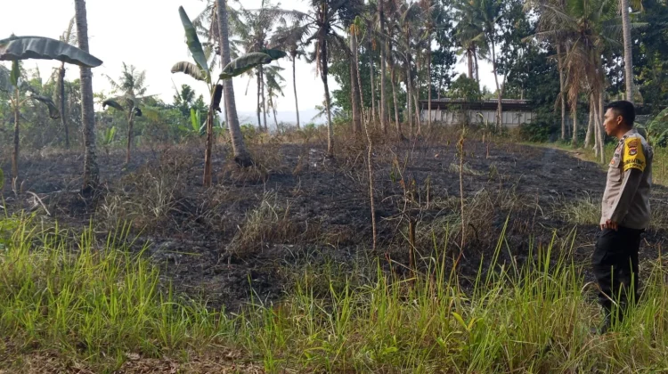 Dua Kebakaran Melanda Gunungsari, Polisi Turun Amankan Lokasi