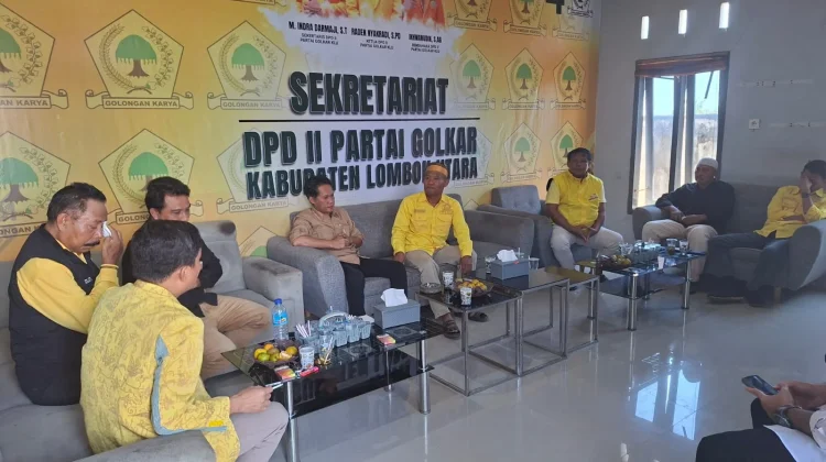 Konsolidasi dengan Golkar, Bawaslu Lombok Utara Tekankan Akurasi Data Pemilih