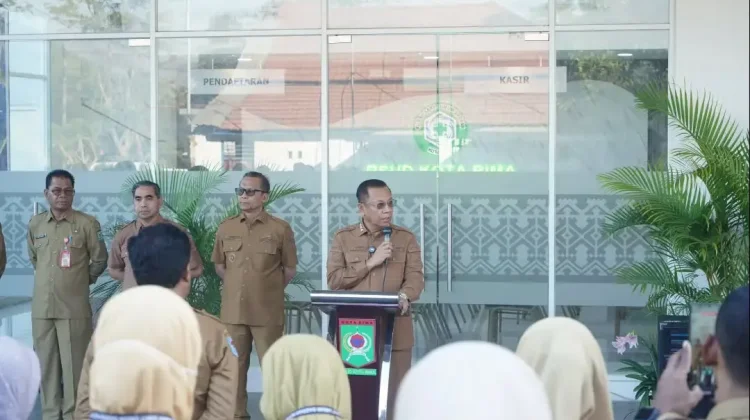 Apel Kesiapan Pelayanan RSUD Kota Bima yang Baru, Wali Kota Tetankan Pelayanan