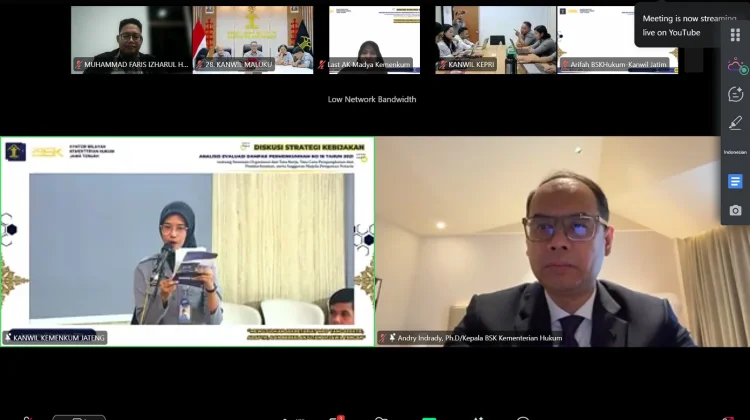 Kemenkum NTB Ikuti Diskusi Strategi Kebijakan Penguatan Sekretariat MPD