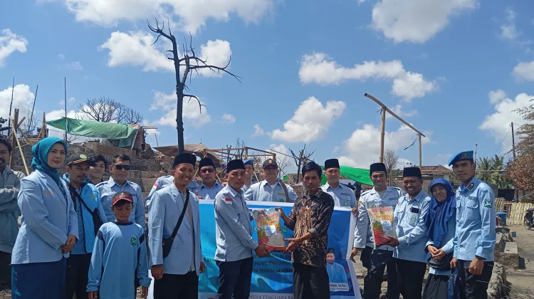 BKPRMI NTB Bergerak Bantu Warga Terdampak Kebakaran Sade