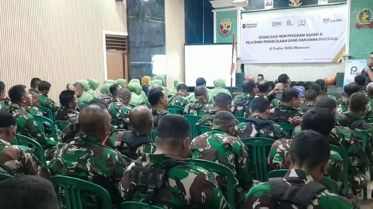 Kodim 1606/Mataram Wujudkan Keluarga Prajurit Dengan Literasi Keuangan