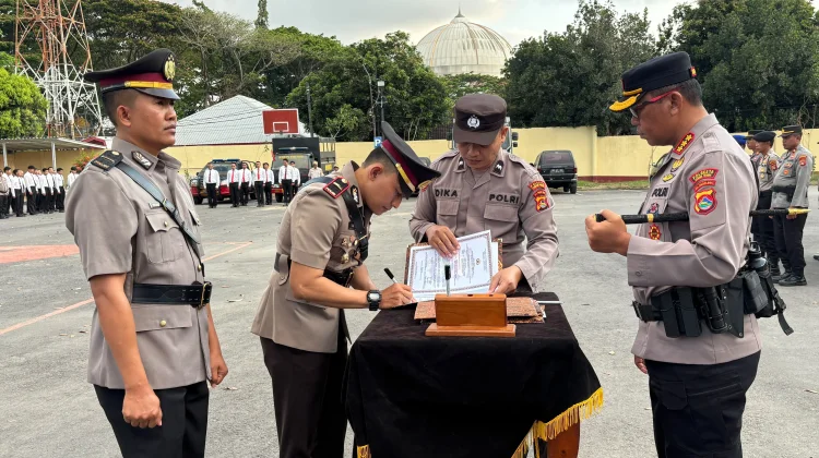 Sejumlah Pejabat Polresta Lombok Tengah, Berganti