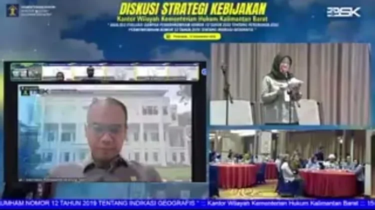 Kemenkum NTB Ikuti DSK Analisis Dampak Regulasi Indikasi Geografis