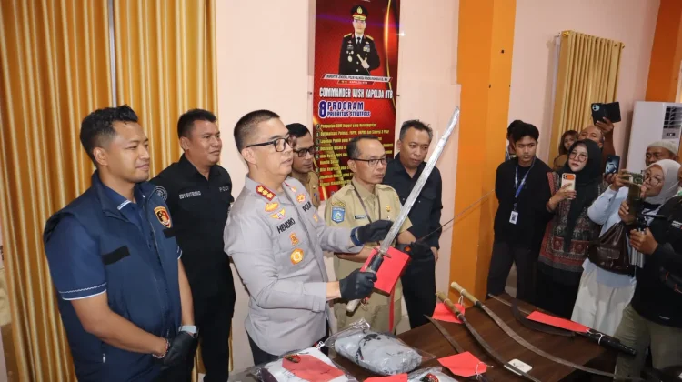 Remaja Konvoi Bawa Sajam di Mataram ternyata karena Masalah Sepele