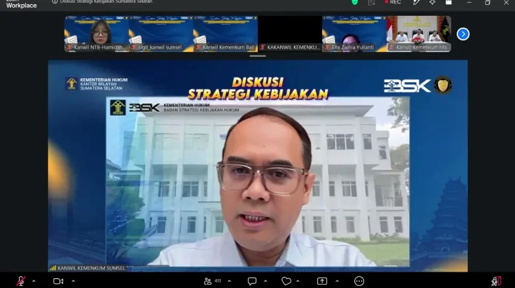 Kemenkum NTB Ikuti DSK Analisis Evaluasi Dampak Kebijakan MKN