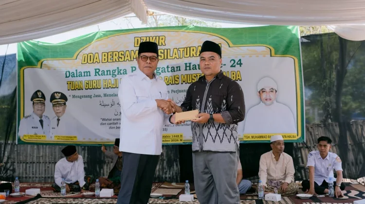 Haul TGH L Muhammad Rais, Bupati Ajak Jamaah Amalkan Warisan Tuan Guru