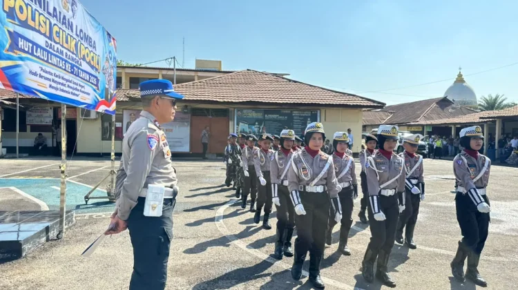 Meriahkan HUT Lantas ke-71, Polisi Cilik Se-Pulau Sumbawa Diuji Ditlantas Polda NTB
