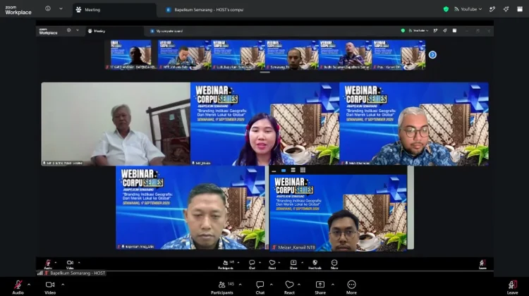 Ikuti CORPU Series, Kemenkum NTB Perkuat Pemanfaatan Indikasi Geografis