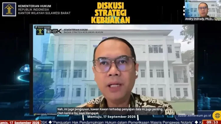 Kemenkum NTB Ikuti DSK Penguatan Hak Pendampingan Hukum