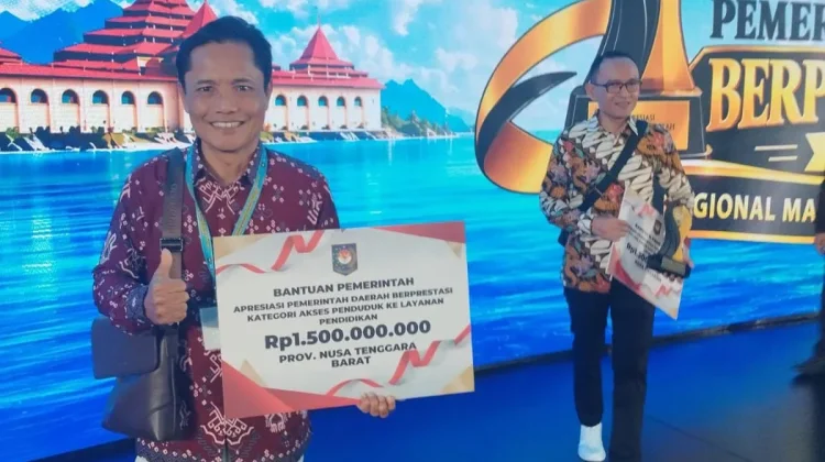 NTB Raih Penghargaan Pemda Berprestasi 2026 Bidang Pendidikan dari Kemendagri