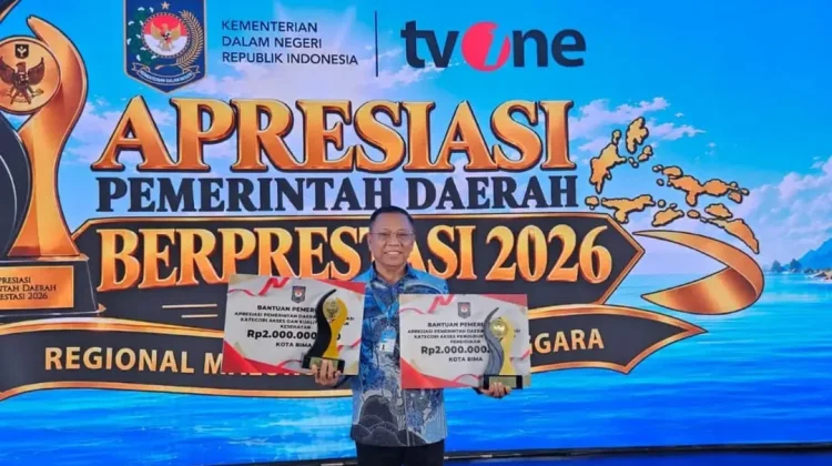 Kota Bima Borong Dua Penghargaan Terbaik I