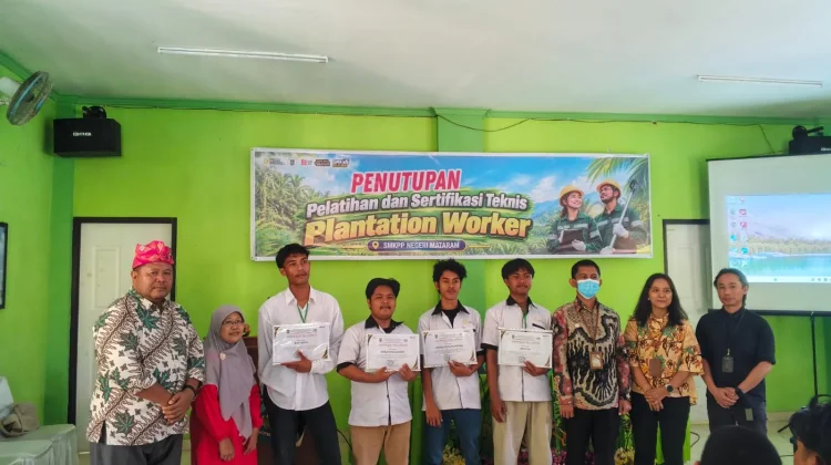 Pelatihan Plantation Worker di SMKPP Mataram Tuntas, Semua Peserta Kompeten