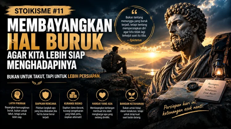 Stoikisme #11: Membayangkan Hal Buruk agar Kita Lebih Siap Menghadapinya