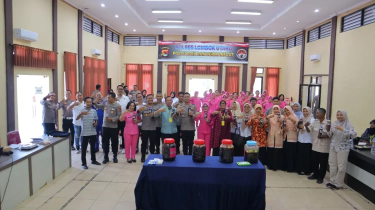 Polres Lombok Utara dan Akpol Dorong Pengolahan Sampah Organik melalui Eco Enzyme