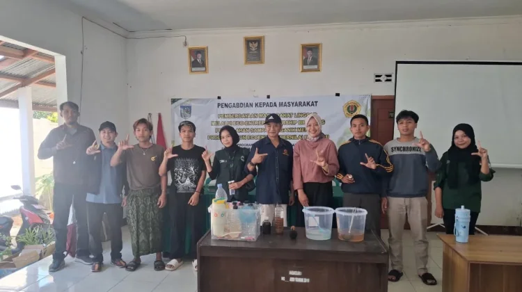 FMIPA UNIVERSITAS MATARAM PERKUAT IMPLEMENTASI SDGs MELALUI PENGOLAHAN SAMPAH