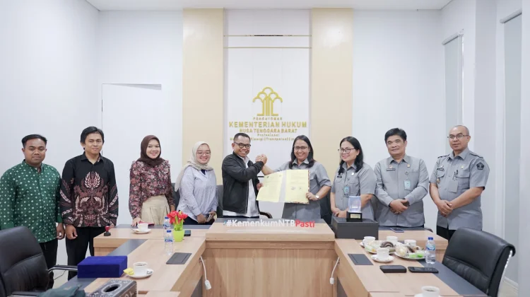 Dorong Kolaborasi, Kanwil Kemenkum NTB Terima Audiensi IAI Al-Manan NU
