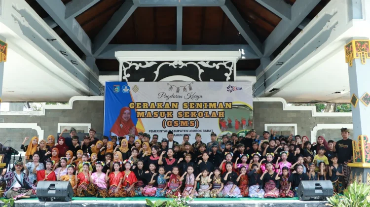 Ada Target Baru GSMS Lombok Barat, Seni Akan Menjangkau Sekolah