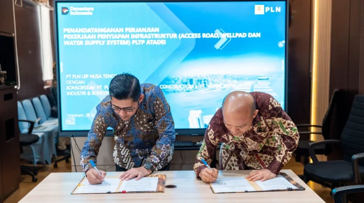 PLN UIP Nusra Teken Kontrak Penyiapan Infrastruktur Pendukung PLTP