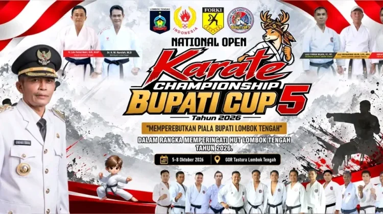 Bupati Cup 5 Lombok Tengah, Bidik Bibit Atlet Karate Berprestasi