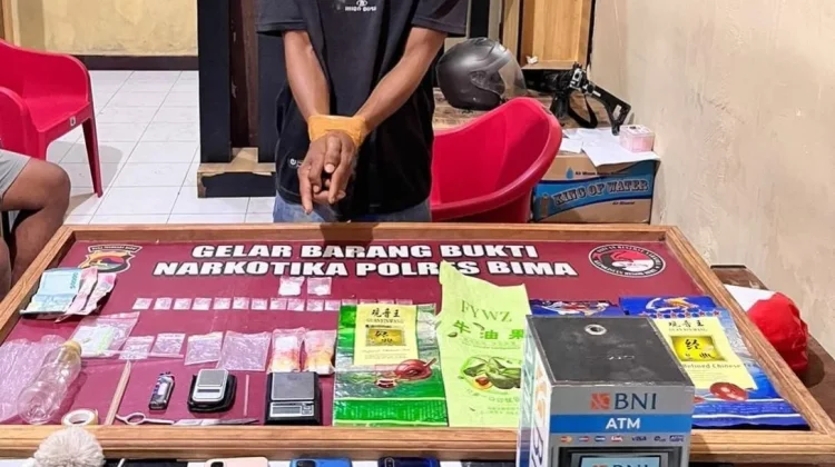 Satresnarkoba Polres Bima Tangkap Terduga Pelaku Narkoba