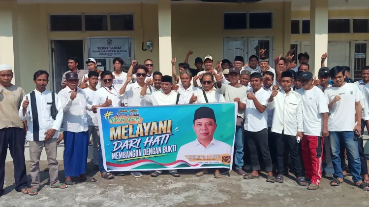 Bambang Kurdi Daftar Pertama Pilkades Buwun Sejati, Bawa Misi Perubahan