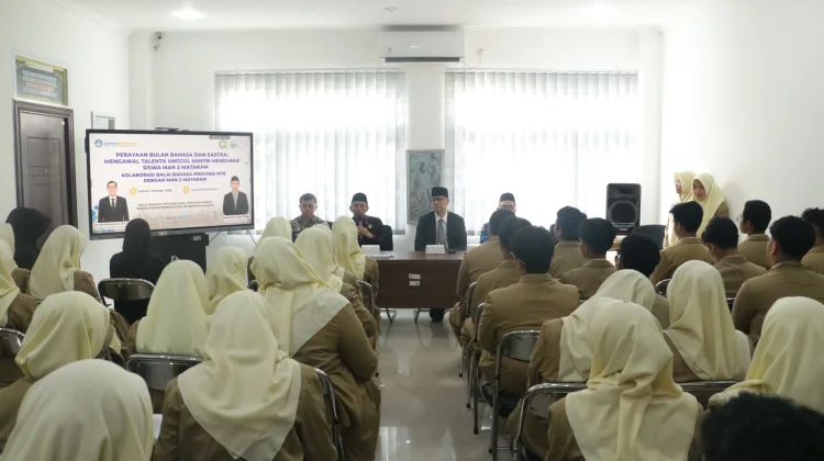 Balai Bahasa NTB dan MAN 2 Mataram Perkuat Literasi Santri Hadapi Dunia Global