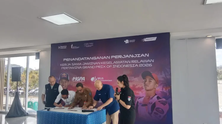 Pekerja dan Volunteer MotoGP Mandalika Dapat Perlindungan BPJS