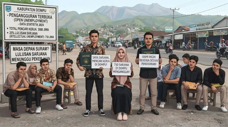 3.400 Warga Dompu Menganggur, 25 Persen Pengangguran Intelektual