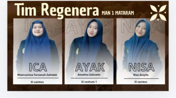 Angkat Digitalisasi Tenun Sasak, Tim KIR MAN 1 Mataram Raih Juara 2 Nasional