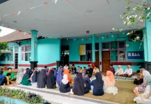 Siswa Tunanetra SLB A YPTN Mataram Gelar Syukuran Menjelang Ramadan