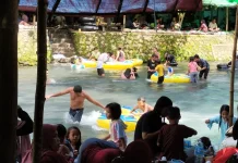 Libur Panjang, Bawak Goak Sesaot Dipadati Wisatawan