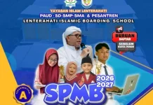 Yayasan Islam Lenterahati Buka SPMB 2026/2027, Tawarkan Banyak Program