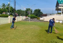 Sambut Ramadhan, Lapas Selong Gelar  Bersih-bersih Rumah Ibadah