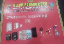 Bandar Sabu Plampang Dibekuk, 17 Poket Disita