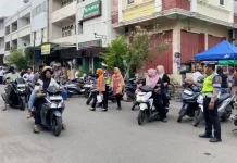 Polres Bima Kota Antisipasi Kemacetan jelang Berbuka