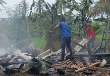 Kebakaran di Bima, Satu Rumah Panggung Rata dengan Tanah
