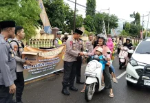 Polres Bima Kota Berbagi di Bulan Ramadan