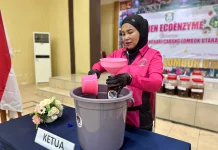 Panen Eco Enzym, Ketua Bhayangkari: Limbah Rumah Tangga Jadi Pupuk Alami