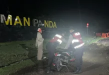 Antisipasi Banjir akibat Hujan Deras, Satsamapta Polres Bima Turun Patroli Malam