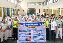 Police Go To School, Satlantas Polres Bima Kota Gaungkan Ramadhan Tertib Lalin